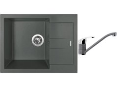Set Sinks AMANDA 650 Titanium + baterie Sinks PRONTO Titanium