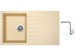 Set Sinks PERFECTO 860 Sahara + baterie Sinks MIX 3 chrom