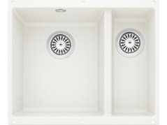 Granitový drez Blanco Rotan 340/160 U biela, bez tiahla, drez vľavo