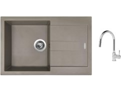 Set Sinks AMANDA 780 Truffle + baterie Sinks MIX 35 P chrom