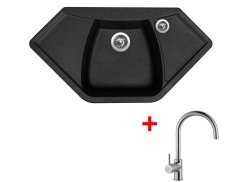 Set Sinks Naiky 980 Granblack + Vitalia
