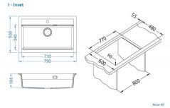 Granitový drez Alveus Atrox 40 Béžový