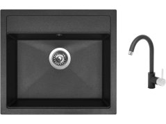 Set Sinks SOLO 560 Granblack + batéria Sinks MIX 35 Granblack