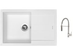 Set Sinks AMANDA 780 Milk + baterie Sinks MIX 35 PROF S chrom