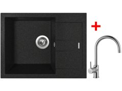 Sinks AMANDA 650 Granblack + Vitalia Sinks AMANDA 650 Granblack + Vitalia