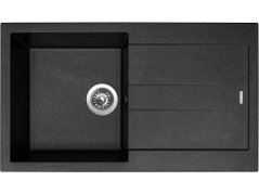 Set Sinks AMANDA 860 Metalblack + baterie Sinks ENIGMA S Metalblack