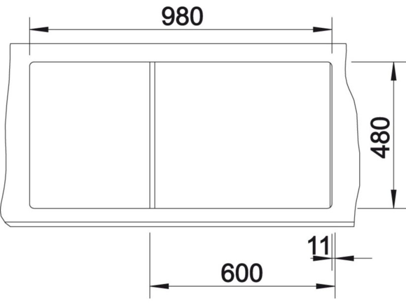 Granitový dřez Blanco ZIA 6 S Kávová