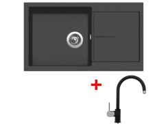 Set Sinks Infinity 860 Pureblack + Vitalia GR