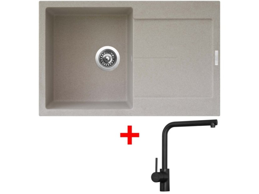 Sinks ULTIMA 790 Avena + Elka čierná matná