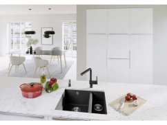 Granitový drez Blanco Rotan 340/160 U antracit, bez tiahla, drez vľavo