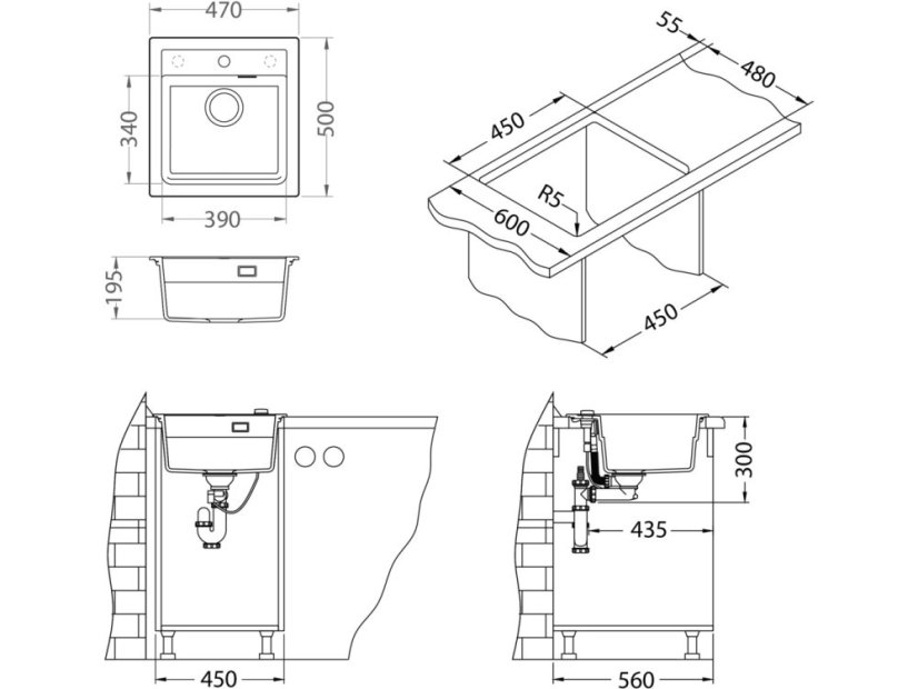 Set Alveus Atrox 20/91 + Batéria Nina 91