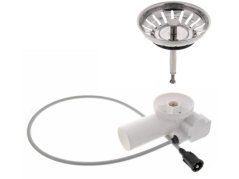 Excentr univerzální 118981 + 119293 otočný knoflík chrom