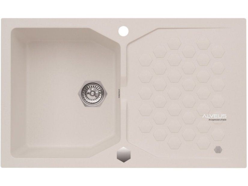 Granitový drez Alveus Sensual 30 Biely