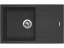 Set Sinks Linea 780 Granblack + Elka čierna matná