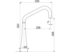 Dřezová baterie Sinks Conica