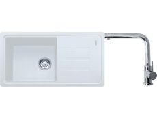 Set Franke BSG 611-78/39 Bílá-led + Franke FN 0143 Chrom