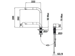 Kuchynská batéria Teka AUK 983 CR