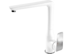 Dřezová baterie Nobless Tina bílá/chrom