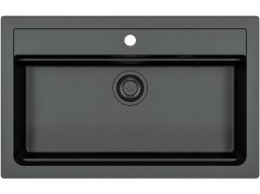 Granitový drez Alveus Atrox 40 čierný 91 - Black edition
