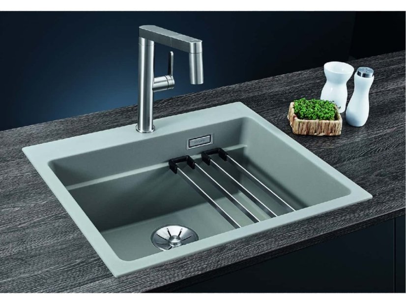 Granitový drez Blanco ETAGON 6 Tartufo, bez excentru