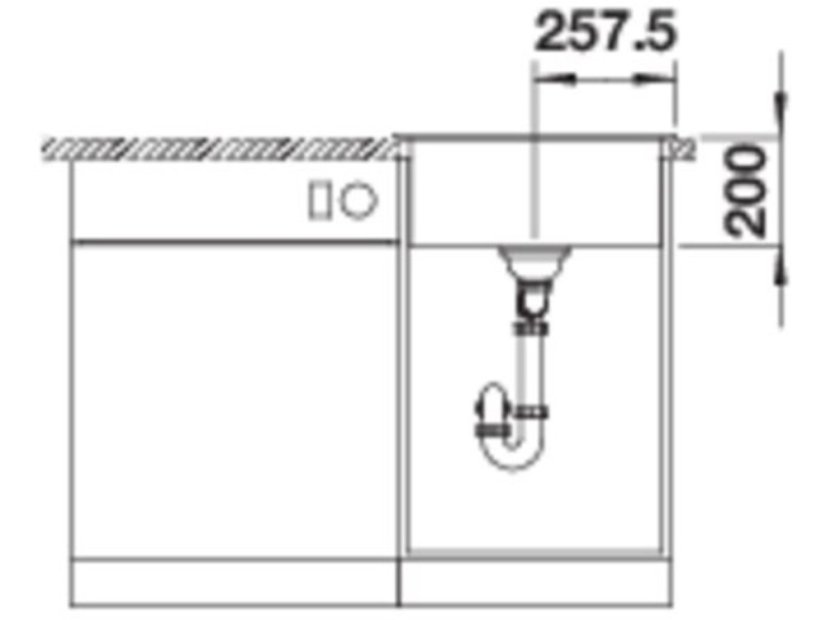 Granitový drez Blanco NAYA 5 Kávová