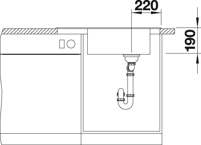 Granitový dřez Blanco ELON XL 6 S Šedá vulkán