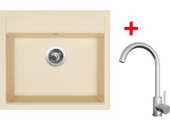 Sinks SOLO 560 Sahara + ARCO celonerezová