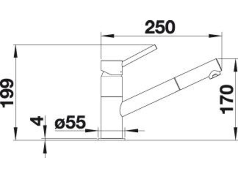 Dřezová baterie Blanco KANO-S Bílá-3
