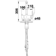 Drezová batéria Blanco Fontas-S II Filter Saténovo zlatá