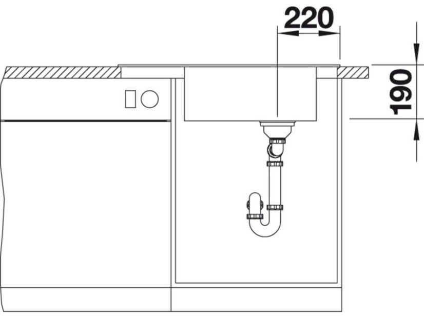 Granitový dřez Blanco ELON XL 6 S Antracit