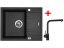 Sinks LINEA 600 XC Metalblack + Elka černá matná