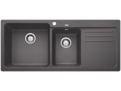 Granitový dřez Blanco NAYA 8 S šedá skála dřez vlevo