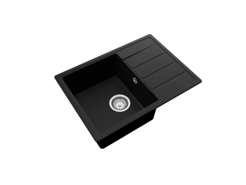 Granitový drez Teka COMFOR 45 S-TQ 1B 1D Čierna metalická - 4