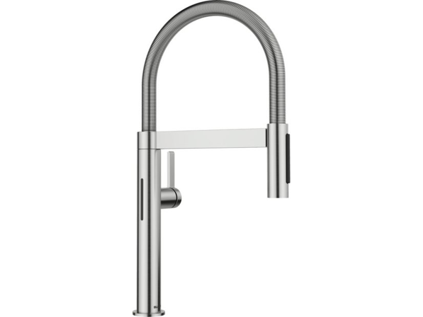 Dřezová baterie Blanco CULINA-S Mini II PVD steel, sprcha s přepínáním, senzor - obrázek 5