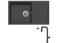 Set Sinks Infinity 860 Nanoblack+EVA P Nanoblack