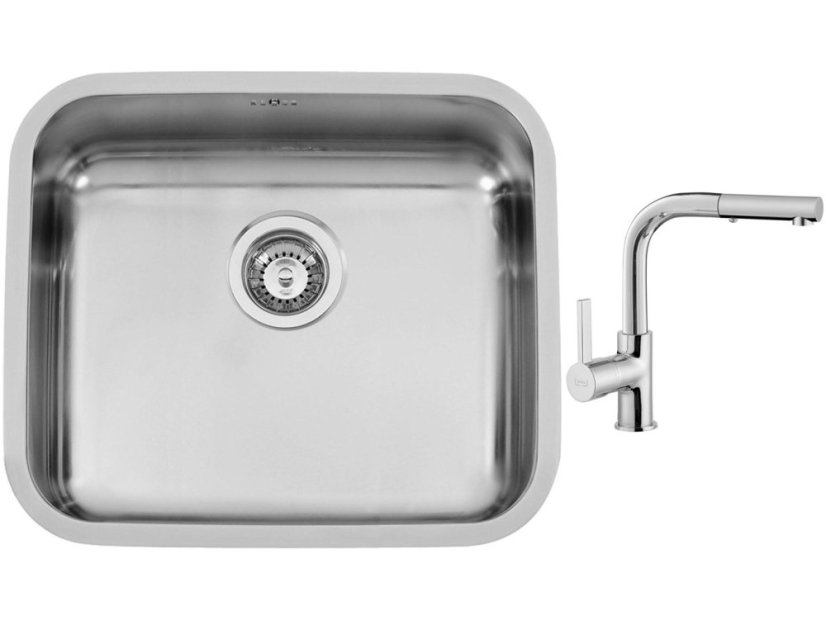 Set Sinks BELÉM 540 V leštěný + baterie Sinks ENIGMA S