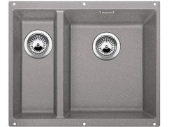 Granitový drez Blanco SUBLINE 340/160 U aluminium s tiahlom drez vpravo