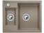 Granitový drez Blanco METRA 6 tartufo s excentrom