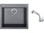 Set Sinks CUBE 560 Titanium + baterie Sinks MIX 3 S Chrom