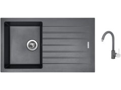 Set Sinks PERFECTO 860 Titanium + baterie Sinks MIX 35 Titanium Set Sinks PERFECTO 860 Titanium + baterie Sinks MIX 35 Titanium