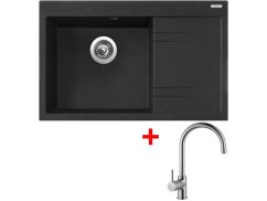 Set Sinks RIM 780 L Granblack + Vitalia