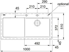 Keramický dřez Franke MTK 611-100/2 Onyx