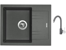 Set Sinks LINEA 600 N Titanium + batéria Sinks MIX 35 Titanium