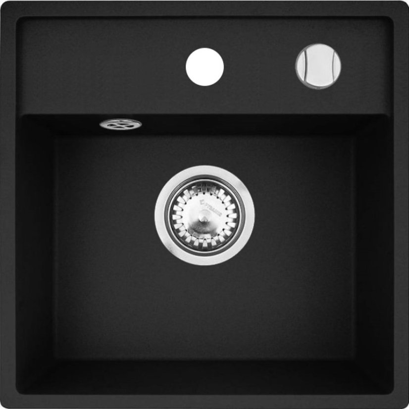 Granitový drez Pyramis Camea Mini 40x40 1B Carbon