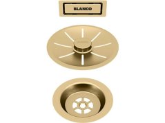 Odtoková sada InFino s přepadem C-overflow, saténově zlatá Gold Edition Odtoková sada InFino s přepadem C-overflow, saténově zlatá Gold Edition