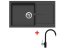 Set Sinks Infinity 860 Pureblack + Vitalia GR