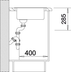 Granitový drez Blanco Rondo 45 Bielá soft