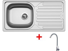 Sinks CLASSIC 860 + ELASTA nerez/šedá