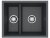 Granitový dřez Alveus Omni 50 Černá matná