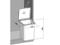 Sinks PEPE 40 1x13l